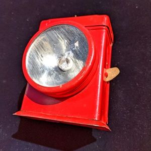 Vintage 1933 Flashlight Red Trailblazer Lantern